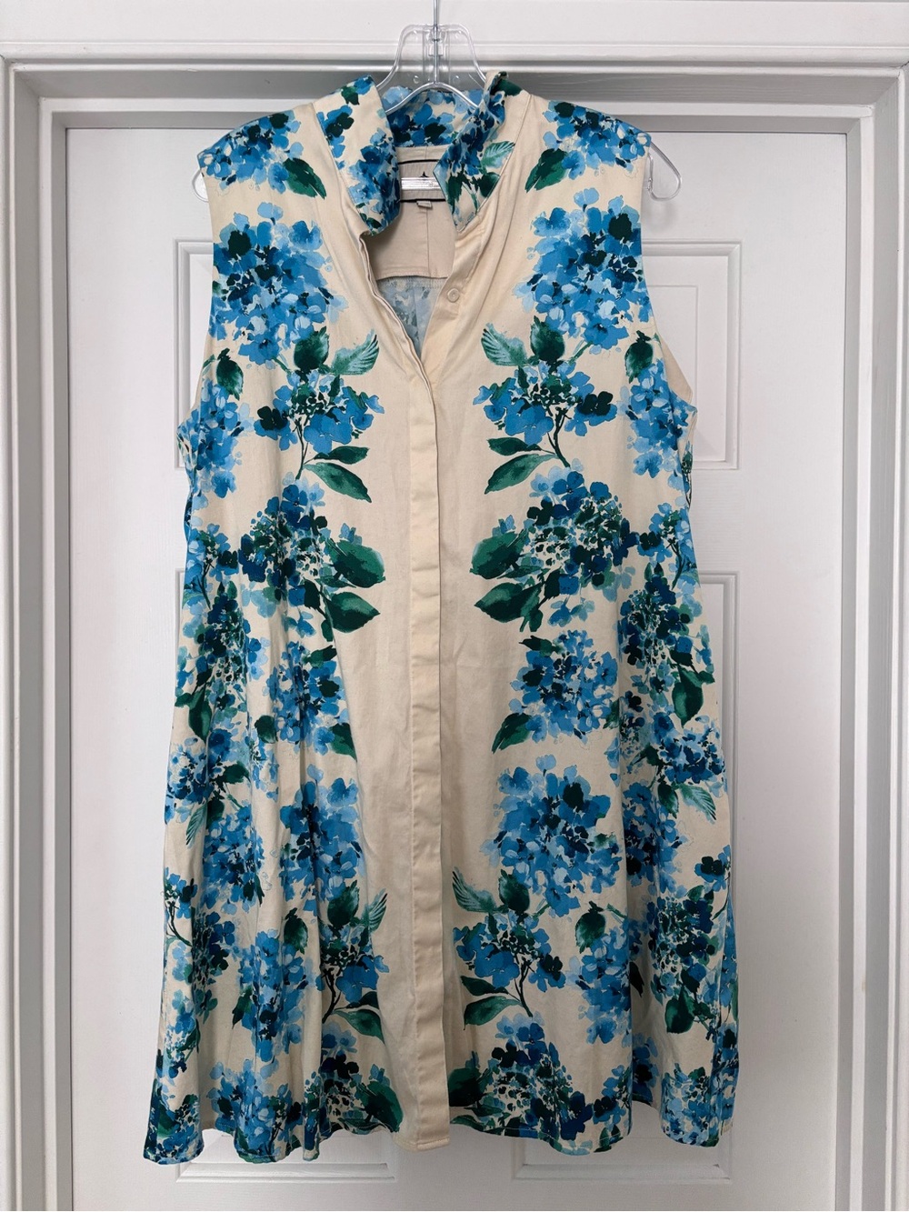 Tuckernuck Water's Edge Hydrangea Sleeveless Charlie Dress
